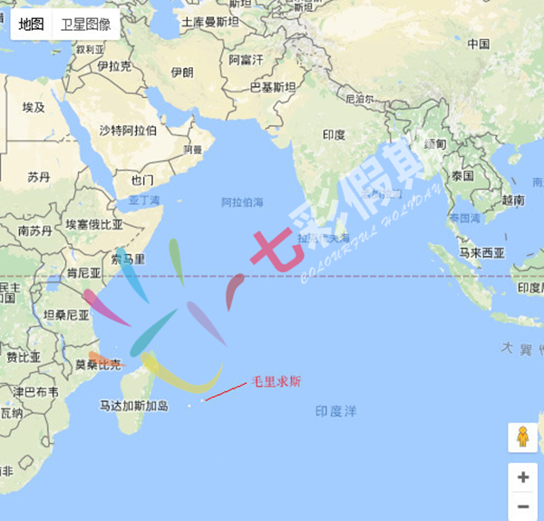 毛里求斯地图